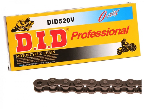 DID 520 VO Professional O-Ring Series O-Ring Chain (Natural)