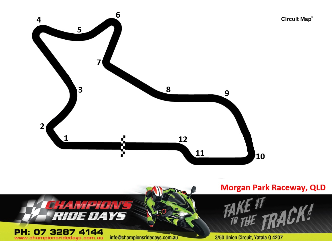 Park Track Map Champions Ride Days