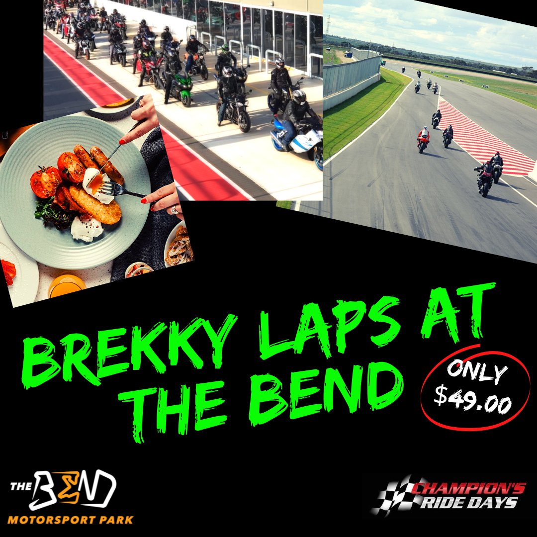 The Bend Brekky and Bikes – Sun 3 November!!