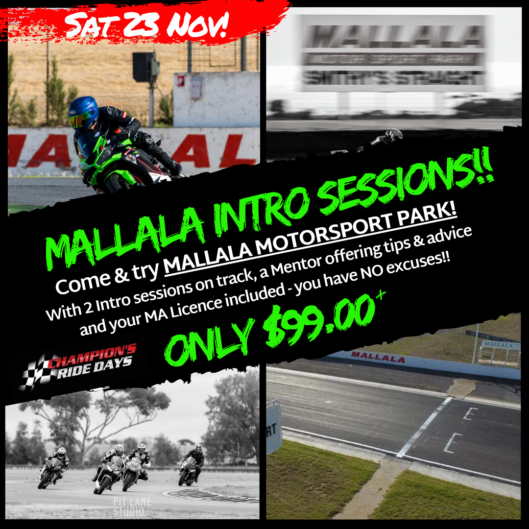 Mallala Motorsport Park **INTRO SESSIONS ONLY**