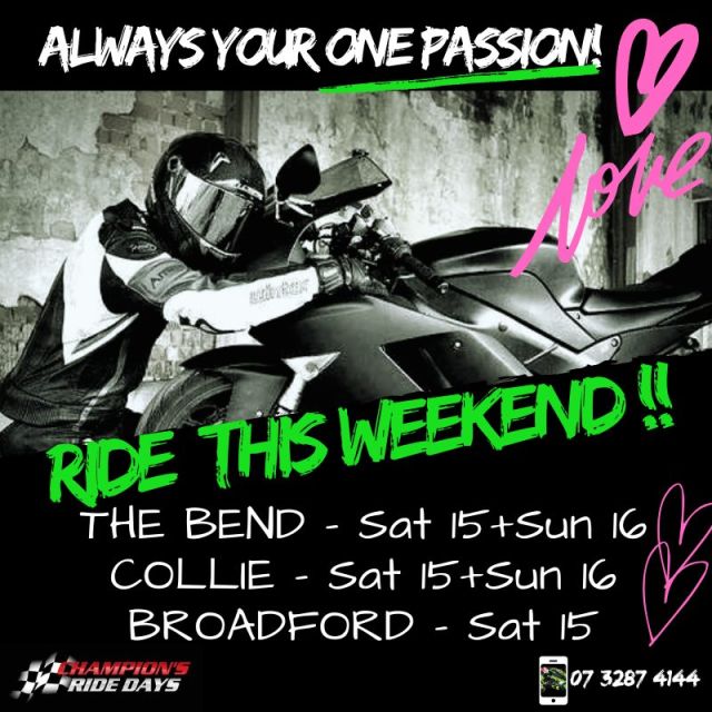 The Bend Motorsport Park – Champions Ride Days